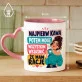 Kubek Z Nadrukiem Dla Kobiety Prezent Dla Kobiety: Najpierw Kawa Kubek Z Nadrukiem Dla Kobiety Prezent Dla Kobiety: Najpierw Kawa