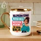 Kubek Z Nadrukiem Dla Kobiety Prezent Dla Kobiety: Najpierw Kawa Kubek Z Nadrukiem Dla Kobiety Prezent Dla Kobiety: Najpierw Kawa