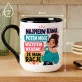 Kubek Z Nadrukiem Dla Kobiety Prezent Dla Kobiety: Najpierw Kawa Kubek Z Nadrukiem Dla Kobiety Prezent Dla Kobiety: Najpierw Kawa