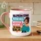 Kubek Z Nadrukiem Dla Kobiety Prezent Dla Kobiety: Najpierw Kawa Kubek Z Nadrukiem Dla Kobiety Prezent Dla Kobiety: Najpierw Kawa