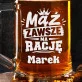 Kufel Personalizowany z Grawerem Na Dzień Chłopaka Dla Męża Prezent: Bezczelny Mąż Kufel Personalizowany z Grawerem Na Dzień Chłopaka Dla Męża Prezent: Bezczelny Mąż