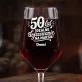 Mega Kieliszek Do Wina z Grawerem Dla Kobiety 50 Lat Prezent Na 50 Urodziny Dla Kobiety: 50 Lat - Idealne Mega Kieliszek Do Wina z Grawerem Dla Kobiety 50 Lat Prezent Na 50 Urodziny Dla Kobiety: 50 Lat - Idealne