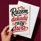Kartka z Życzeniami Na 20 Rocznicę Ślubu Dla Pary: Dwie Dekady Razem Kartka z Życzeniami Na 20 Rocznicę Ślubu Dla Pary: Dwie Dekady Razem