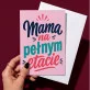 Kartka z Życzeniami Dla Nowej Mamy Na Dzień Mamy Dla Kobiety: Humor Macierzyński Kartka z Życzeniami Dla Nowej Mamy Na Dzień Mamy Dla Kobiety: Humor Macierzyński