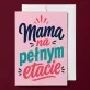 Kartka z Życzeniami Dla Nowej Mamy Na Dzień Mamy Dla Kobiety: Humor Macierzyński Kartka z Życzeniami Dla Nowej Mamy Na Dzień Mamy Dla Kobiety: Humor Macierzyński