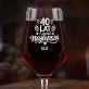 Mega Kieliszek Do Wina z Grawerem Na 40 Urodziny Prezent Dla 40 Latki Kobiety: 40 Lat Najlepsza Mega Kieliszek Do Wina z Grawerem Na 40 Urodziny Prezent Dla 40 Latki Kobiety: 40 Lat Najlepsza