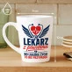 Kubek Z Nadrukiem Dla Lekarza Prezent Dla Mężczyzny: Lekarz Z Powołania Kubek Z Nadrukiem Dla Lekarza Prezent Dla Mężczyzny: Lekarz Z Powołania