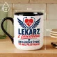 Kubek Z Nadrukiem Dla Lekarza Prezent Dla Mężczyzny: Lekarz Z Powołania Kubek Z Nadrukiem Dla Lekarza Prezent Dla Mężczyzny: Lekarz Z Powołania