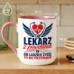 Kubek Z Nadrukiem Dla Lekarza Prezent Dla Mężczyzny: Lekarz Z Powołania Kubek Z Nadrukiem Dla Lekarza Prezent Dla Mężczyzny: Lekarz Z Powołania