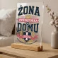 Druk Na Szkle Dla Żony Prezent Na Rocznicę Ślubu Dla Kobiety: Żona Dyrektorka Domu