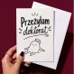 Kartka z Życzeniami Na Obronę Doktoratu Dla Kobiety: Zmęczona Doktorantka Kartka z Życzeniami Na Obronę Doktoratu Dla Kobiety: Zmęczona Doktorantka