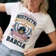 Koszulka Damska Biała Na Dzień Babci Prezent Dla Babci Kobiety: Moc Babcinego Spokoju