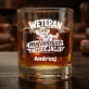 Szklanki Do Whisky z Grawerem Na 50 Rocznicę Ślubu Prezent Dla Mężczyzny: Weteran Małżeńskich