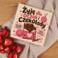 Czekolada Z Truskawkami Dla Dziewiarki Prezent Dla Kobiety: Czekoladowe Oczka Czekolada Z Truskawkami Dla Dziewiarki Prezent Dla Kobiety: Czekoladowe Oczka