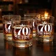 Szklanka Do Whisky Na 70 Urodziny Prezent Dla Mężczyzny: 70 Lat Klasy - Korona I Laur Szklanka Do Whisky Na 70 Urodziny Prezent Dla Mężczyzny: 70 Lat Klasy - Korona I Laur