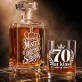 Zestaw Do Whisky Na 70 Urodziny Prezent Dla Mężczyzny: Męska Klasyka Zestaw Do Whisky Na 70 Urodziny Prezent Dla Mężczyzny: Męska Klasyka