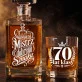 Zestaw Do Whisky Na 70 Urodziny Prezent Dla Mężczyzny: Męska Klasyka Zestaw Do Whisky Na 70 Urodziny Prezent Dla Mężczyzny: Męska Klasyka
