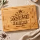 Deska Do Krojenia z Grawerem Na Ślub Prezent Dla Pary Młodej Pary: Na Zawsze. Do Negocjacji