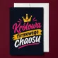 Kartka z Życzeniami Na Jubileusz Firmy Dla Kobiety: Królowa Biura Kartka z Życzeniami Na Jubileusz Firmy Dla Kobiety: Królowa Biura
