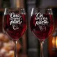 Dwa Kieliszki Do Wina Dla Dwojga Prezent Dla Pary: Zgrany Duet Kontrastów Dwa Kieliszki Do Wina Dla Dwojga Prezent Dla Pary: Zgrany Duet Kontrastów