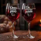Dwa Kieliszki Do Wina Dla Dwojga Prezent Dla Pary: Zgrany Duet Kontrastów Dwa Kieliszki Do Wina Dla Dwojga Prezent Dla Pary: Zgrany Duet Kontrastów
