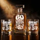Zestaw Do Whisky Dla Mężczyzny 60 Lat Prezent Na 60 Urodziny Dla Mężczyzny: 60 Lat. Zero Lodu