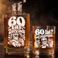 Zestaw Do Whisky Dla Mężczyzny 60 Lat Prezent Na 60 Urodziny Dla Mężczyzny: 60 Lat. Zero Lodu