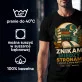 Koszulka Męska Dla Mola Książkowego Prezent Dla Mężczyzny: Znikam Między