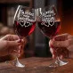 Dwa Kieliszki Do Wina Dla Młodej Pary Prezent Na Ślub Dla Pary: Para Zakochanych