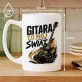 Kubek Z Nadrukiem Dla Gitarzysty Prezent Dla Mężczyzny: Gitara To Mój Świat