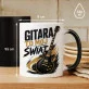 Kubek Z Nadrukiem Dla Gitarzysty Prezent Dla Mężczyzny: Gitara To Mój Świat