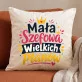Poduszka Dekoracyjna Dla Córki Prezent Dla Kobiety: Mała Szefowa Poduszka Dekoracyjna Dla Córki Prezent Dla Kobiety: Mała Szefowa