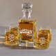 Awesome Whisky - Zestaw Grawerowana Karafka I Szklanki Do Whisky Awesome Whisky - Zestaw Grawerowana Karafka I Szklanki Do Whisky