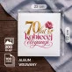 Album Na Zdjęcia Tradycyjny Na 70 Urodziny Prezent Dla 70 Latki Kobiety: Jubileuszowa Elegancja