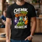 Koszulka Męska Dla Chemika Prezent Dla Mężczyzny: Zmieniam Proste