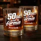 Szklanki Do Whisky z Grawerem Na 50 Lecie Ślubu Prezent Dla Mężczyzny: 50 Lat I Wciąż W Formie Szklanki Do Whisky z Grawerem Na 50 Lecie Ślubu Prezent Dla Mężczyzny: 50 Lat I Wciąż W Formie