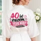 Szlafrok Satynowy Na 40 Lecie Ślubu Prezent Dla Kobiety: 40 Lat Razem, Zero Nudy Szlafrok Satynowy Na 40 Lecie Ślubu Prezent Dla Kobiety: 40 Lat Razem, Zero Nudy