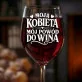 Kieliszek Do Wina Na Rocznice Zwiazku Prezent Na Walentynki Dla Kobiety: Moja Kobieta - Wino Kieliszek Do Wina Na Rocznice Zwiazku Prezent Na Walentynki Dla Kobiety: Moja Kobieta - Wino