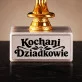 Statuetka Z Grawerem Na Dzień Babci i Dziadka Prezent Dla Babci i Dziadka Pary: Kochani Dziadkowie