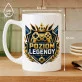 Kubek Z Nadrukiem Dla Gamera Prezent Dla Mężczyzny: Poziom Legendy Kubek Z Nadrukiem Dla Gamera Prezent Dla Mężczyzny: Poziom Legendy