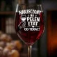 Kieliszek Do Wina Dla Narzeczonego Prezent Na Dzień Chłopaka Dla Mężczyzny: Narzeczony Pełen Etat