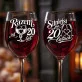 Dwa Kieliszki Do Wina Na 20 Rocznicę Ślubu Prezent Dla Pary: Razem 20 Lat Duet