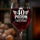 Kieliszek Do Wina Na 40 Urodziny Prezent Dla Mężczyzny: 40 Poziom Legendy Kieliszek Do Wina Na 40 Urodziny Prezent Dla Mężczyzny: 40 Poziom Legendy