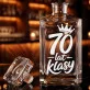 Karafka Do Wódki z Grawerem Na 70 Urodziny Prezent: 70 Lat Klasy - Korona