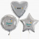 Baby shower chłopiec - Zestaw balonów z helem - Kształty