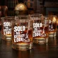 Szklanka Do Whisky Dla Gitarzysty Prezent Dla Mężczyzny: Solo Na Kostkach Lodu Szklanka Do Whisky Dla Gitarzysty Prezent Dla Mężczyzny: Solo Na Kostkach Lodu