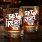 Szklanka Do Whisky Dla Siatkarza Prezent Dla Mężczyzny: Set Na Reset Szklanka Do Whisky Dla Siatkarza Prezent Dla Mężczyzny: Set Na Reset