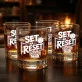 Szklanka Do Whisky Dla Siatkarza Prezent Dla Mężczyzny: Set Na Reset Szklanka Do Whisky Dla Siatkarza Prezent Dla Mężczyzny: Set Na Reset