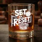 Szklanka Do Whisky Dla Siatkarza Prezent Dla Mężczyzny: Set Na Reset Szklanka Do Whisky Dla Siatkarza Prezent Dla Mężczyzny: Set Na Reset