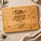 Deska Do Krojenia z Grawerem Na Dzień Taty Prezent Dla Taty Mężczyzny: Tata Na Pełny Etat Deska Do Krojenia z Grawerem Na Dzień Taty Prezent Dla Taty Mężczyzny: Tata Na Pełny Etat